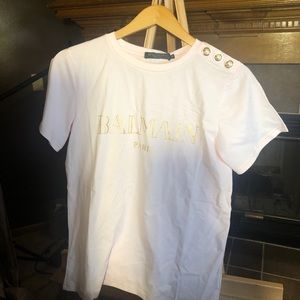 Balmain T Shirt Pink XS Women
